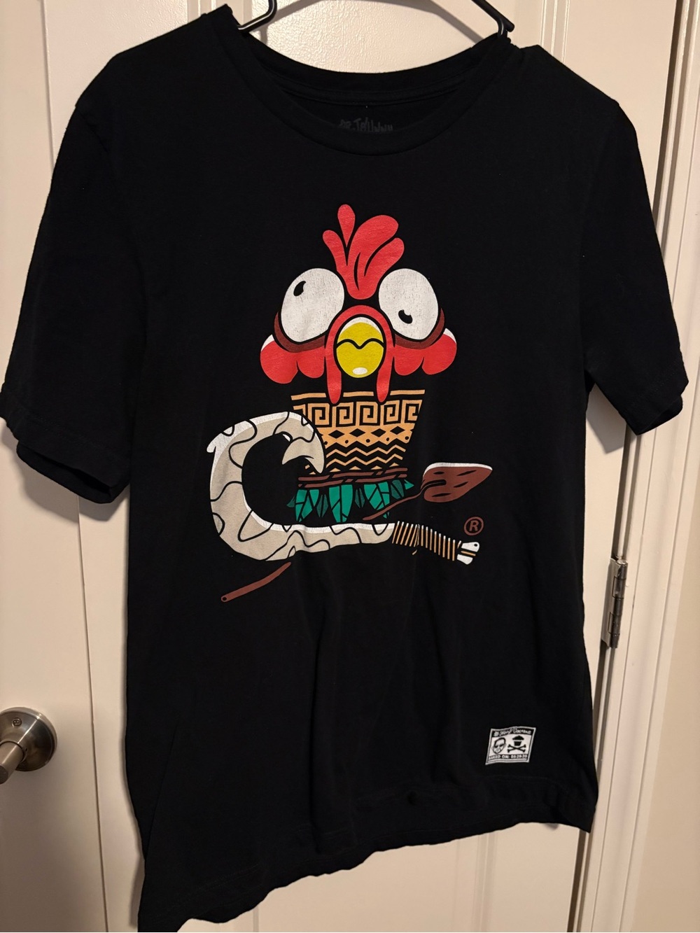 Disney Moana’s Hei Hei and Maui Johnny Cupcakes Black T-Shirt
